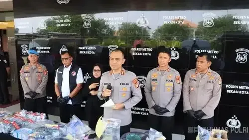 Polres Metro Bekasi Kota Ungkap 99 Kasus Narkoba Sepanjang Juli hingga Agustus 2026