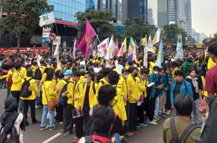 Kawal Demo Mahasiswa, Polisi Utamakan Pendekatan Humanis Tanpa Senjata Api