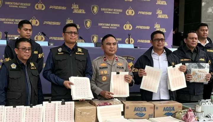 Polda Metro Cegah Potensi Kerugian Negara Rp1 Triliun Usai Bekuk Sindikat Materai Palsu