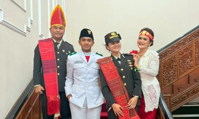 Terinspirasi Sang Kakak, Putra Personel Polres Tapsel Tembus Paskibraka Nasional