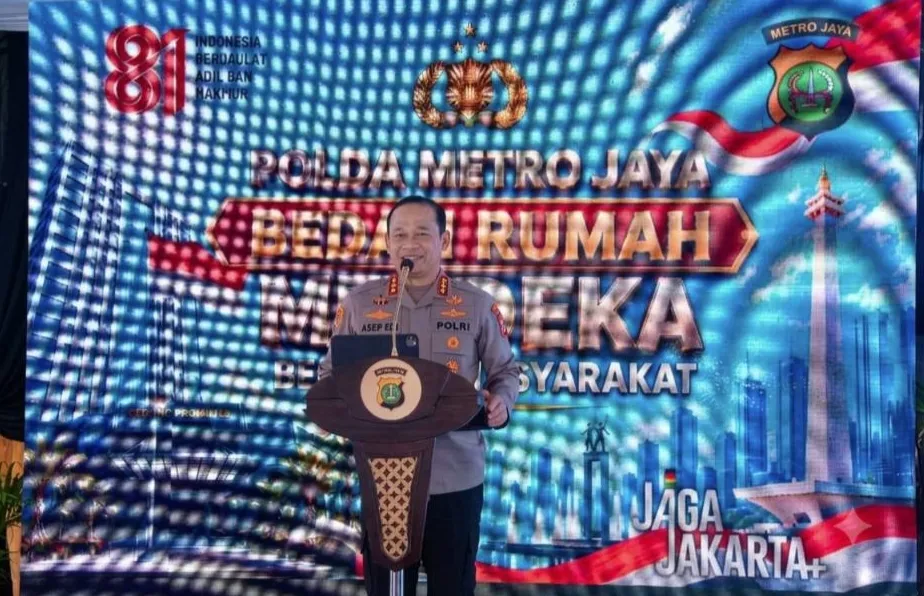 Polda Metro Jaya Wujudkan Program Presiden dan Komitmen Kapolri,  Resmikan 35 Rumah Layak Huni